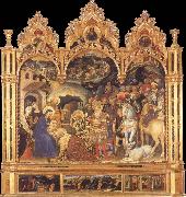 Gentile da Fabriano Adoration of the Magi oil painting